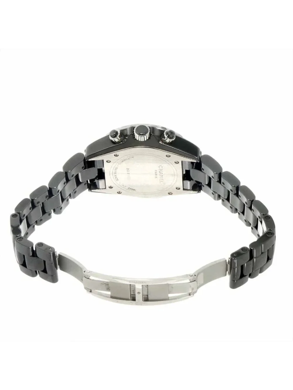 Chanel 41 Chronograph Watch Date Black Ceramic Automatic Winding